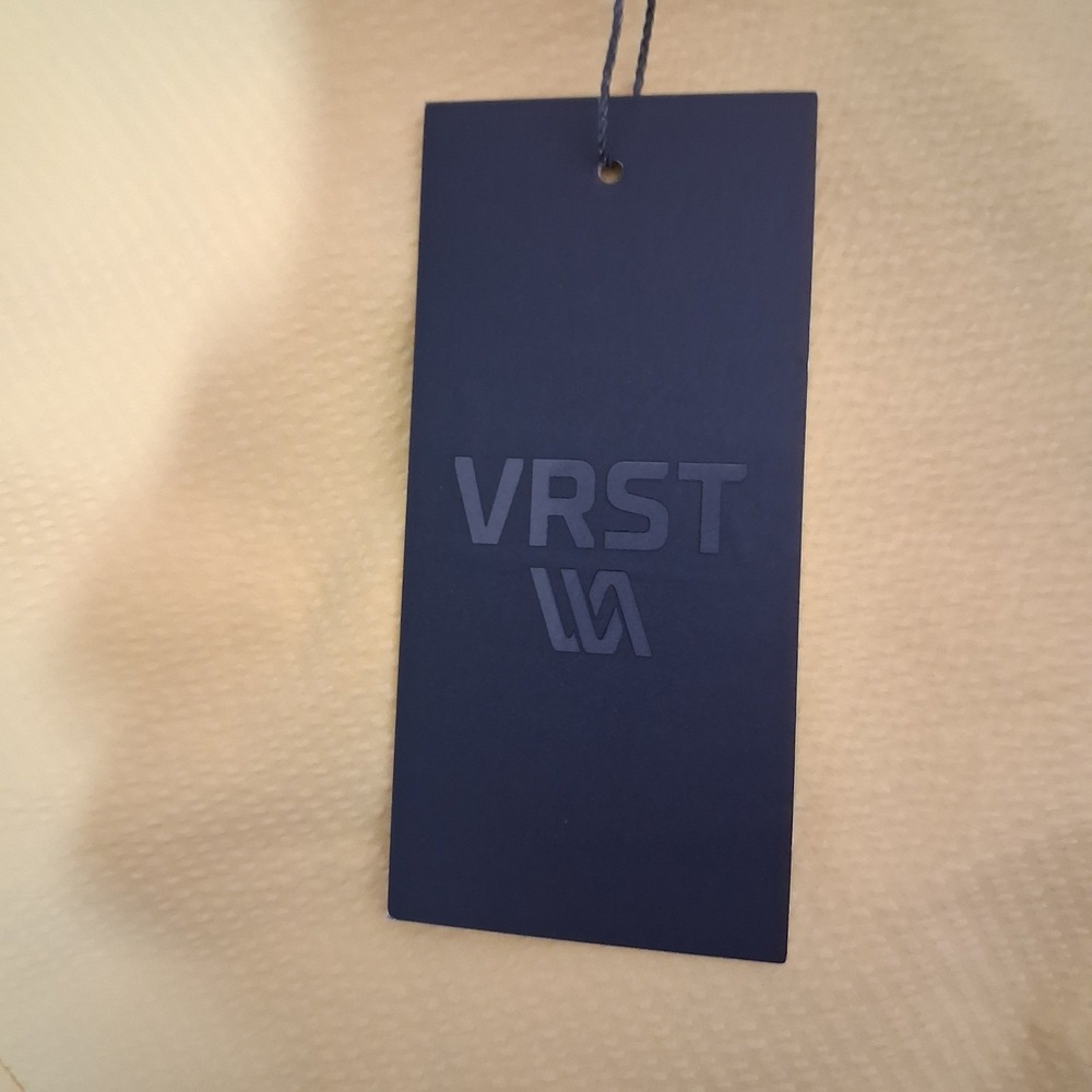VRST Resort Short Mens S Yellow Seersucker 6 Inch Inseam Relaxed Fit NWT - Picture 4 of 8